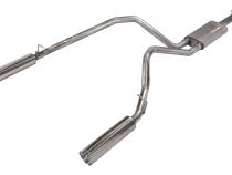 RAM Cat Back Exhaust System Pype Bomb For 19-24 Dodge Ram 1500 Split Rear Dual Exit 3 Inch Intermediate And 2.5 Inch Tail Pipe 4.5 Pype Bomb Tip Muffler Incl Hardware Incl Tip Incl Pypes Exhaust