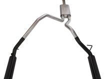 Ram 1500 Cat Back Exhaust System Black Pype Bomb For 19-24 Dodge Ram 1500 Split Rear Dual Exit 3 in Intermediate And 2.5” Tail Pipe 4.5 Pype Bomb Tip Muffler Incl Hardware Incl Tip Incl Pypes Exhaust