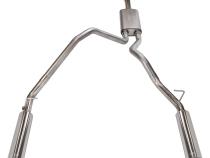 RAM Cat Back Exhaust System Pype Bomb For 19-24 Dodge Ram 1500 Split Rear Dual Exit 3 Inch Intermediate And 2.5 Inch Tail Pipe 4.5 Pype Bomb Tip Muffler Incl Hardware Incl Tip Incl Pypes Exhaust