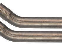 1966-71 Ford Fairlane 2.5 Inch H-Pipe Crossmember Back Quarter Panel Exit Exhaust No Mufflers Pypes Performance Exhaust