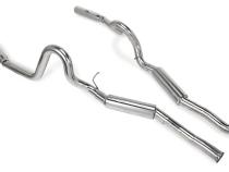 1979-2004 Mustang Pype Bomb Cat Back Exhaust System M80 Mufflers 409 Stainless Steel Pypes Performance Exhaust