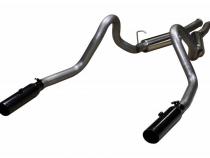 1979-2004 Mustang Black Pype Bomb Cat Back Exhaust System M80 Mufflers 409 Stainless Steel Pypes Performance Exhaust