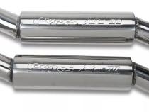 1979-2004 Mustang Pype Bomb Cat Back Exhaust System M80 Mufflers 409 Stainless Steel Pypes Performance Exhaust