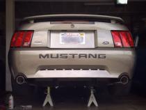 1979-2004 Mustang Pype Bomb Cat Back Exhaust System M80 Mufflers 409 Stainless Steel Pypes Performance Exhaust
