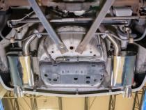 2005-2010 Ford Mustang GT Axle Back Exhaust Kit With Violator Mufflers 409 Stainless Pypes Performance Exhaust