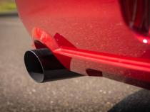 Cat Back Exhaust System 05-10 Mustang GT Split Rear Dual Exit 2.5 in Intermediate And Tail Pipe M80 Muffler/Hardware/4 in Polished Tips Incl Natural Finish 409 Stainless Steel Pypes Exhaust