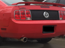 Cat Back Exhaust System 05-10 Mustang V6 Split Rear Dual Exit 2.5 in True Dual After-Cat X/Mid Pipes/Hardware/Violator Muffler/4 in Polished Tips InclPypes Exhaust