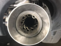 Pype Bomb Series Axle Back Exhaust System 11-14 Mustang V6 Split Rear Dual Exit 4 in Polished Tips Hardware Not Incl Polished 304 Stainless Steel Pypes Exhaust