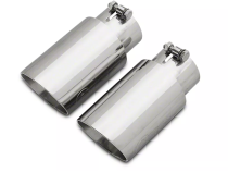 Axle Back Exhaust 15-23 Mustang V6 and Ecoboost Split Rear Dual Exit 3 in Polished Tips Hardware Included Polished 304 Stainless Steel Pypes Exhaust