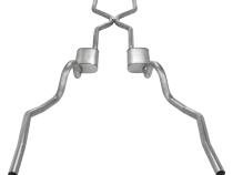 Crossmember Back w/H-Pipe Exhaust System 70-71 GTO/68-72 442 Dual Split Rear Valance Exit 2.5 in Intermediate And Tail Pipe Hardware Incl Muffler And Tip Not Incl Pypes Exhaust