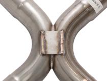 1965-70 Chevy Impala  X-Pipe Crossmember Back Exhaust 409 SS Rear Exit Violator Mufflers Pypes Performance Exhaust