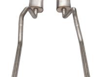 1965-70 Chevy Impala  H-Pipe Crossmember Back Exhaust 409 SS Rear Exit No Mufflers Pypes Performance Exhaust