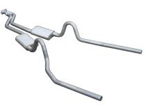 Cat Back Exhaust System 78-88 GM G-Body Split Rear Dual Exit 2.5 in Intermediate And Tail Pipe Street Pro Mufflers/Hardware Incl Tip Not Incl Natural 409 Stainless Steel Pypes Exhaust