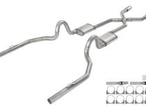 1978-88 3 Inch GM G-Body Non SS Crossmember Back w/ Xpipe No Muffler Exhaust System SGG913E