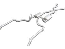 1994-1996 Chevy Impala Converter Back Exhaust System With X-Pipe Out The Back Exit 409 Stainless Race Pro Mufflers Pypes Performance Exhaust