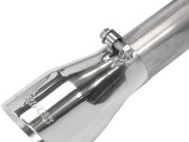 Axle-Back Exhaust System 18-24 Jeep Jl Dual Exit 2.5 Inch Intermediate And Tailpipe Street Pro Muffler Hardware Incl 4 Inch Dual Tips Included Stainless Steel Pypes Exhaust