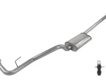 2020-2024 Jeep Gladiator JT Rubicon Cat Back Exhaust System 409 Stainless With Street Pro Muffler Pypes Performance Exhaust