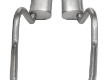 Crossmember Back w/H-Pipe Exhaust System 67-73 Mopar A-Body Split Rear Dual Exit 2.5 in Intermediate And Tail Pipe Race Pro Mufflers/Hardware Incl Tip Not Incl Pypes Exhaust
