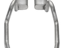 Crossmember Back w/X-Pipe Exhaust System 75-76 Mopar A-Body Split Rear Dual Exit 2.5 in Intermediate And Tail Pipe Hardware Incl Muffler And Tip Not Incl Catalytic Converter Incl Pypes Exhaust