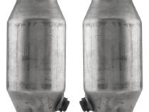 Crossmember Back w/X-Pipe Exhaust System 75-76 Mopar A-Body Split Rear Dual Exit 2.5 in Intermediate And Tail Pipe Turbo Pro Mufflers/Hardware Incl Tip Not Incl Catalytic Converter Incl Pypes Exhaust