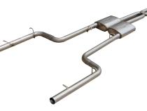 Cat Back Exhaust System Split Rear Dual Exit 11-14 Charger V6 2.5 in Intermediate And Tail Pipe Street Pro Muffler/Hardware Incl Tip Not Incl Natural Finish 409 Stainless Steel Pypes Exhaust