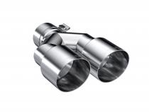 T304 Stainless Steel Tip 2.5 Inch ID Dual 3.5 Inch OD Out 9.5 Inch Length Dual Wall MBRP