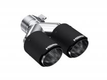 Carbon Fiber Tip Pro Series 2.5 Inch ID Dual 3.5 Inch OD Out 9.45 Length Dual Wall MBRP