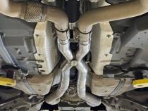 2015-2024 Mustang Resonator Delete X-Pipe Exhaust Kit 409 Stainless Pypes Performance Exhaust