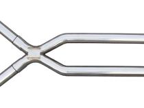 Exhaust X-Pipe Kit Intermediate Pipe Tunnel Crossover2.5 in Hardware Incl Polished 304 Stainless Steel Pypes Exhaust