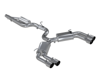 Audi 3 Inch Cat back Dual Rear Armor Pro Series For 15-20 Audi S3 MBRP