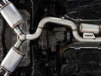 Audi 3 Inch Cat back Dual Rear Armor Pro Series For 15-20 Audi S3 MBRP