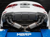 Audi 3 Inch Cat back Dual Rear Armor Pro Series For 15-20 Audi S3 MBRP