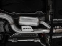 2015-2020 Audi S3 T304 Stainless Steel 3 Inch Cat Back Quad Split Rear Exit with Carbon Fiber Tips Active Exhaust MBRP