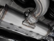 2015-2020 Audi S3 T304 Stainless Steel 3 Inch Cat Back Quad Split Rear Exit with Carbon Fiber Tips Active Exhaust MBRP