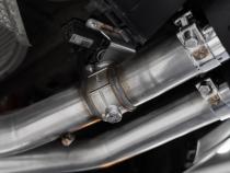 2015-2020 Audi S3 T304 Stainless Steel 3 Inch Cat Back Quad Split Rear Exit with Carbon Fiber Tips Active Exhaust MBRP