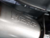 Armor Pro Subaru 3 Inch Cat Back Exhaust System Dual Split Rear-Quad Carbon Fiber Tips For 11-21 Subaru Impreza WRX MBRP