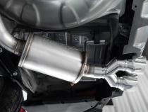 Armor Pro Subaru 3 Inch Cat Back Exhaust System Dual Split Rear-Quad Carbon Fiber Tips For 11-21 Subaru Impreza WRX MBRP