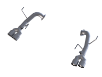 Armor Pro Subaru 2.5 Inch Axle Back Dual Split Rear-Quad Tips For 11-21 Subaru Impreza WRX MBRP