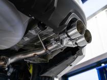 Armor Pro Subaru 2.5 Inch Axle Back Dual Split Rear-Quad Tips For 11-21 Subaru Impreza WRX MBRP