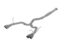 Subaru 3 Inch Cat Back Exhaust System Dual Split Rear-Quad Tips For 11-21 Subaru Impreza WRX Armor Pro MBRP