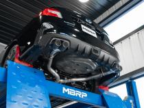 Subaru 3 Inch Cat Back Exhaust System Dual Split Rear-Quad Tips For 11-21 Subaru Impreza WRX Armor Pro MBRP