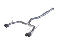 Armor Pro Subaru 3 Inch Cat Back Exhaust System Dual Split Rear-Quad Carbon Fiber Tips For 11-2021 Subaru Impreza WRX 2.0L MBRP