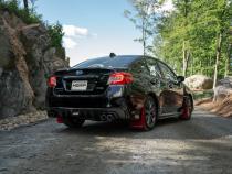 Armor Pro Subaru 3 Inch Cat Back Exhaust System Dual Split Rear-Quad Carbon Fiber Tips For 11-2021 Subaru Impreza WRX 2.0L MBRP