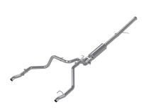 2.5 Inch Cat Back Exhaust System For 19-up Silverado/Sierra 1500 6.2L, 2022 Silverado LTD/ Sierra Limited 6.2L Dual Rear 304 Stainless Steel MBRP