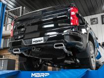 2.5 Inch Cat Back Exhaust System For 19-Up Silverado/Sierra 1500 5.3L and 2022 Silverado LTD/ Sierra Limited 5.3L Dual Rear T409 Stainless Steel MBRP