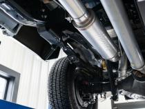 Ford 4 Inch Exhaust Resonator Back Single Side Armor Pro For 17-Up Ford F250/F350 MBRP