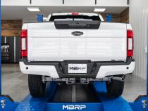 Ford 4 Inch Exhaust Resonator Back Single Side Armor Lite For 17-Up Ford F250/F350 MBRP