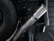 Ford 4 Inch Exhaust Resonator Back Single Side Armor Lite For 17-Up Ford F250/F350 MBRP