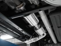 3 Inch Cat Back Exhaust System Pre-Axle Dual Outlet T304 Stainless Steel Street Version For 15-20 Ford F-150 MBRP