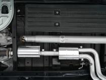 3 Inch Cat Back Exhaust System Pre-Axle Dual Outlet T304 Stainless Steel Street Version For 15-20 Ford F-150 MBRP